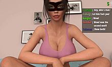 Ongecensureerde 3D-porno met een vriendin en anale actie