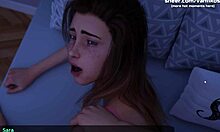 College girl Sara gets her tight ass pounded and creampied in hentai game